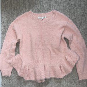 English Factory Pink Peplum Top - Size M